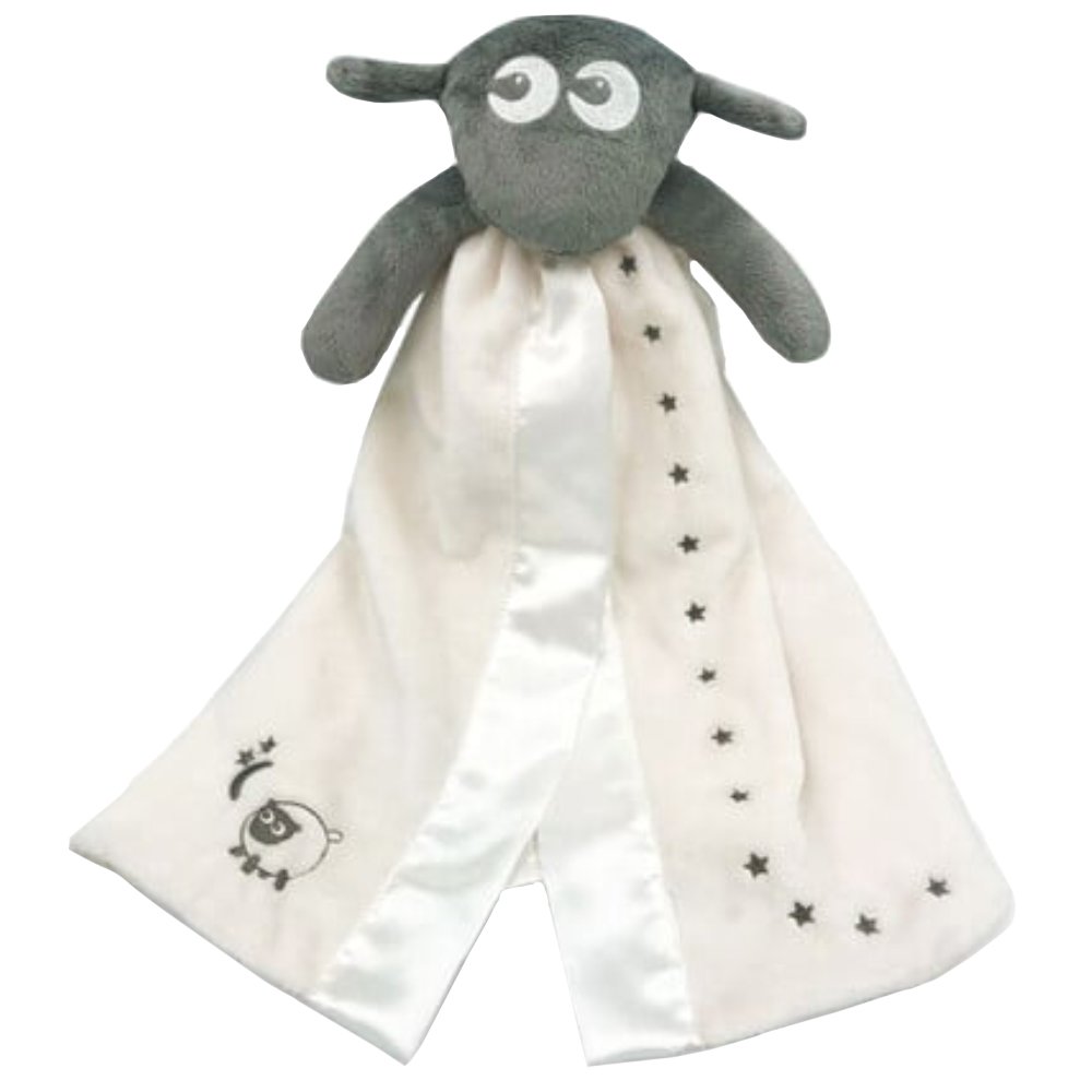 Sweet Dreamers Baa Baa Blankie Κωδ EW820248, Λούτρινη Βρεφική Κουβέρτα Πρόβατο 1 Τεμάχιο - Γκρι