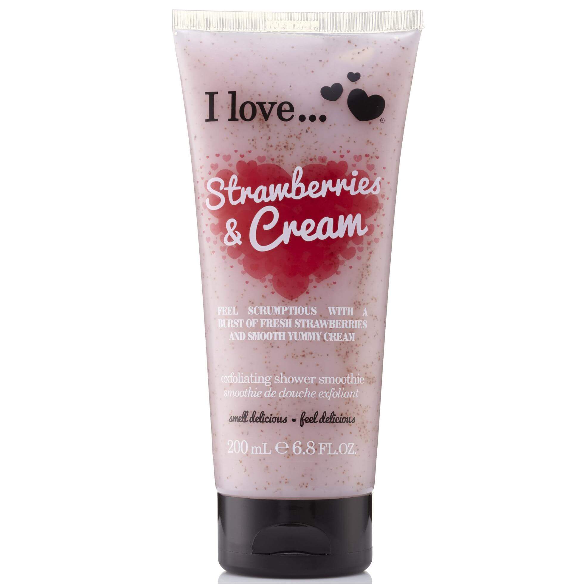 I love… Exfoliating Shower Smoothie Απολεπιστικό Αφρόλουτρο 200ml – Strawberries & Cream