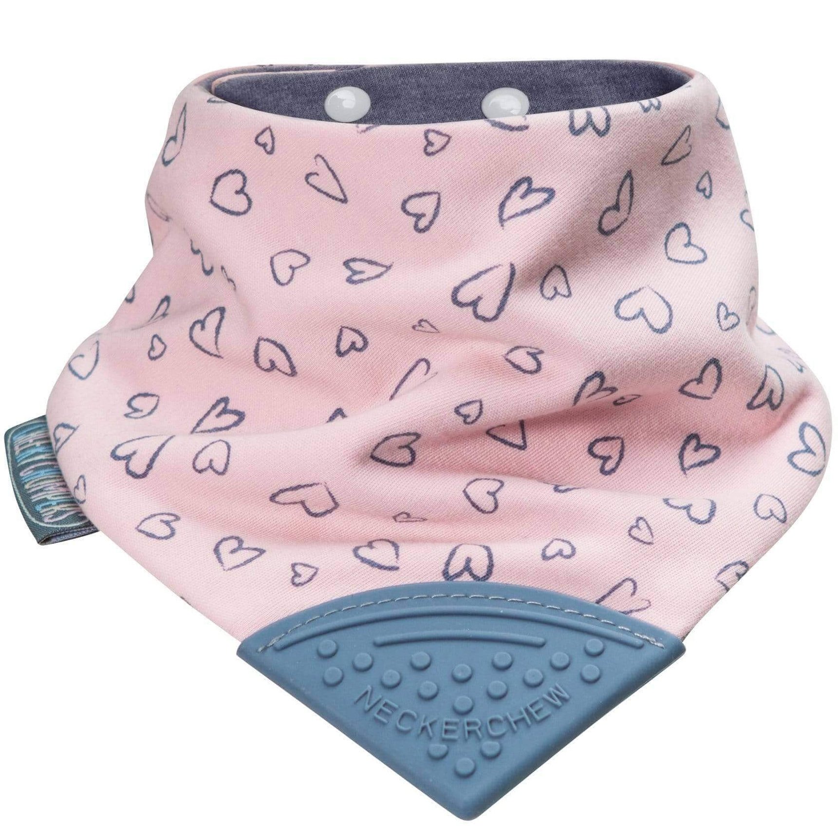 Cheeky Chompers Neckerchew 2m+ Υφασμάτινη Σαλιάρα Διπλής Όψεως με Ρυθμιζόμενο Κουμπί & Μασητικό 1 Τεμάχιο, Κωδ 88058 – Made With Love