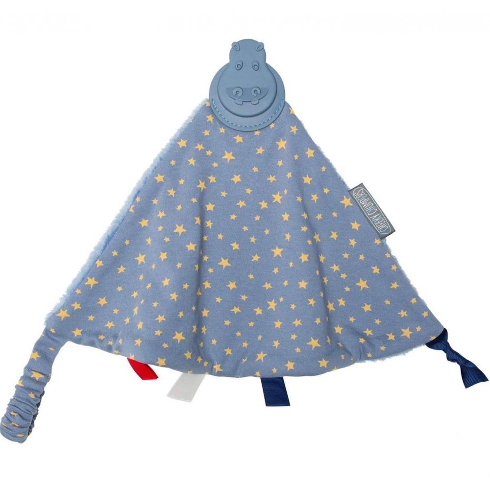 Cheeky Chompers Comfortchew Midnight Stars Κωδ 88534 Πανάκι Παρηγοριάς Διπλής Όψεως & Μασητικό, 1 Τεμάχιο