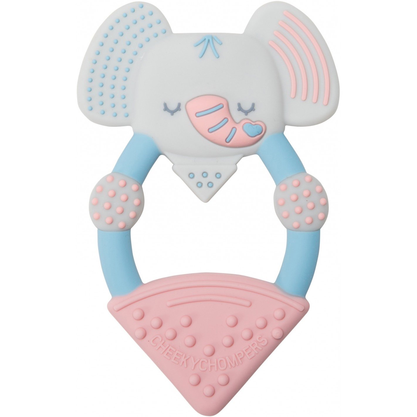 Cheeky Chompers Teething Toy Darcy the Elephant Μασητικό Οδοντοφυΐας Κατάλληλο για Νεογνά Κωδ 88566, 1 Τεμάχιο