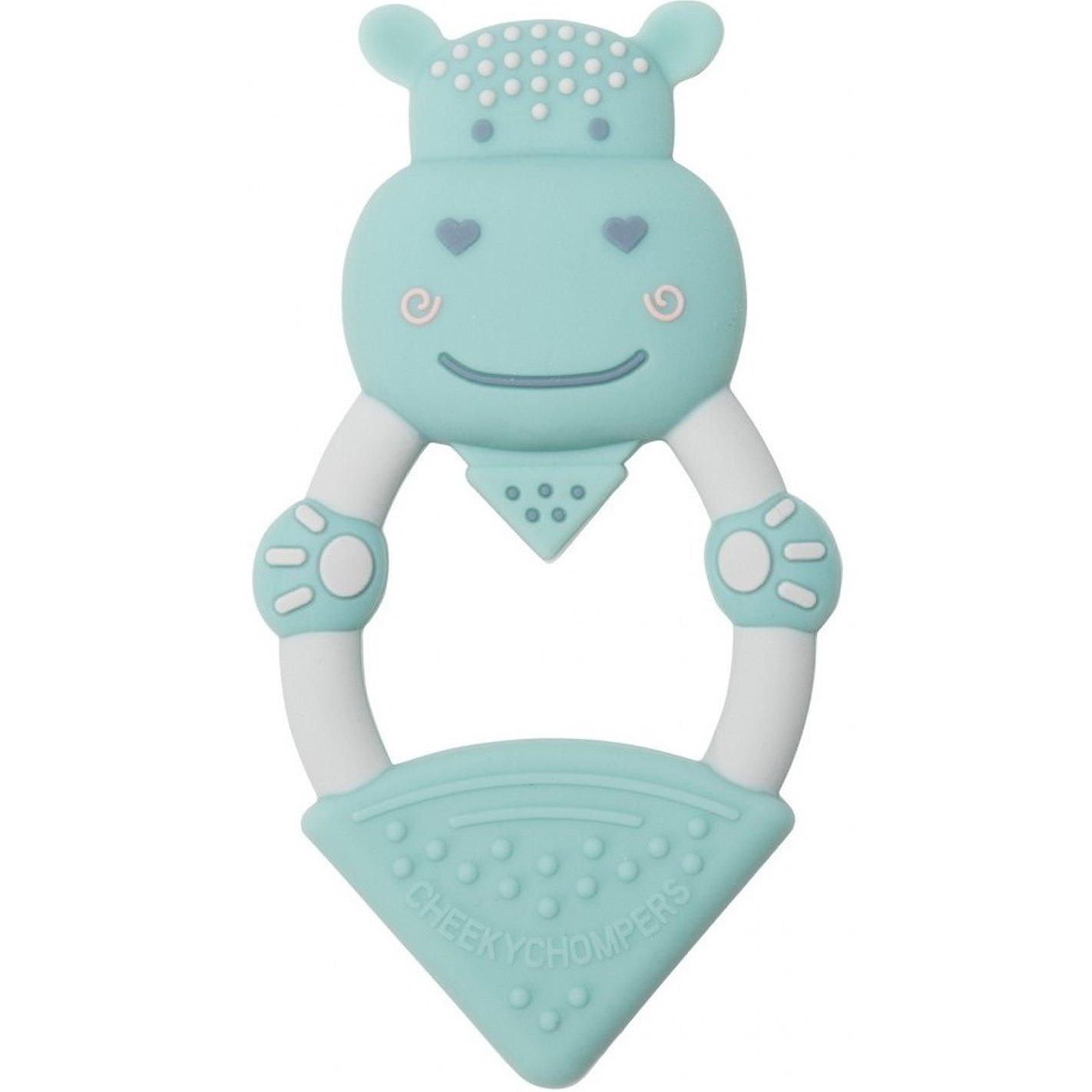 Cheeky Chompers Teething Toy Chewy the Hippo Μασητικό Οδοντοφυΐας Κατάλληλο για Νεογνά Κωδ 88568, 1 Τεμάχιο