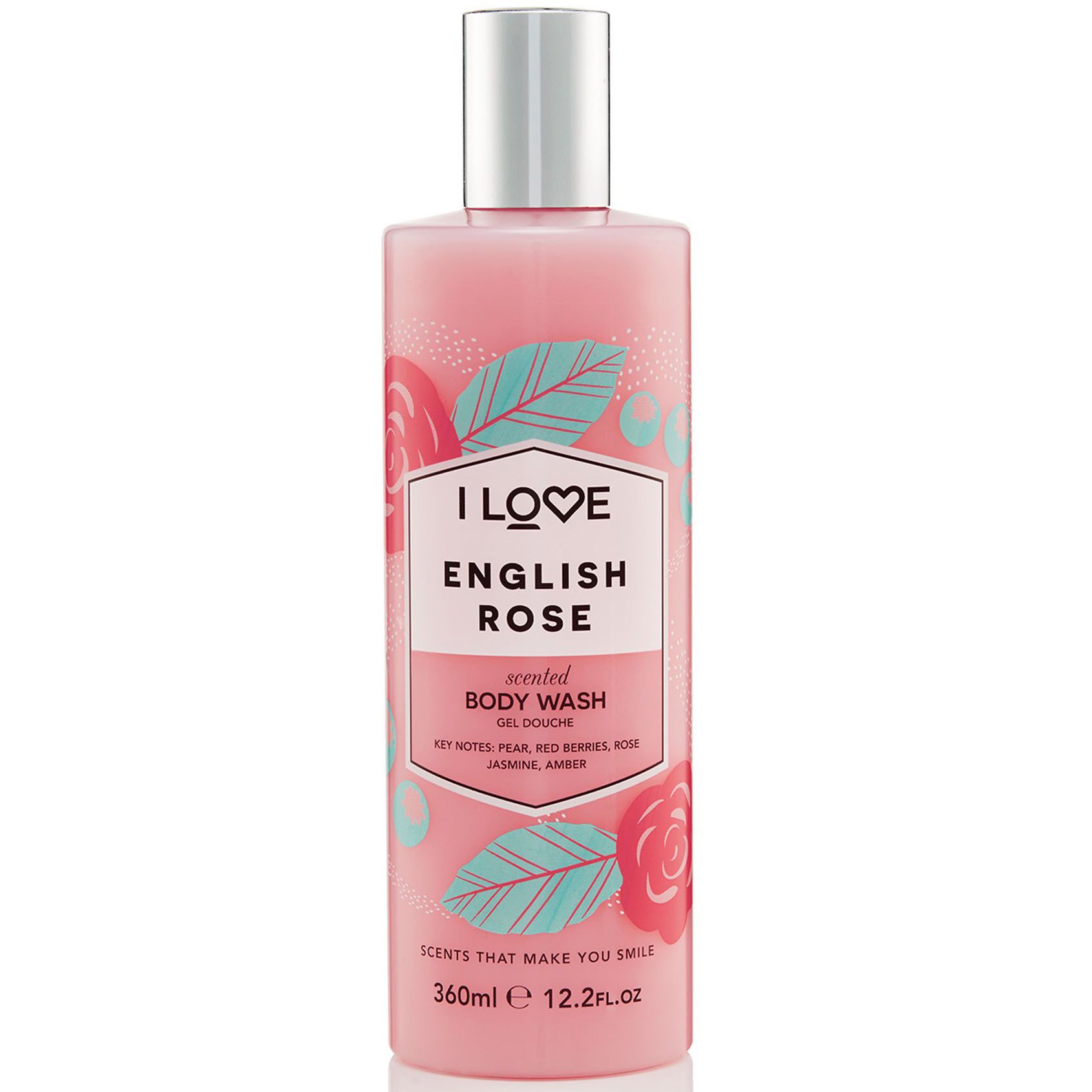 I love… English Rose Body Wash Κρεμώδες Αφρόλουτρο με Εκχυλίσματα Φρούτων για Απαλή & Μεταξένια Επιδερμίδα 360ml