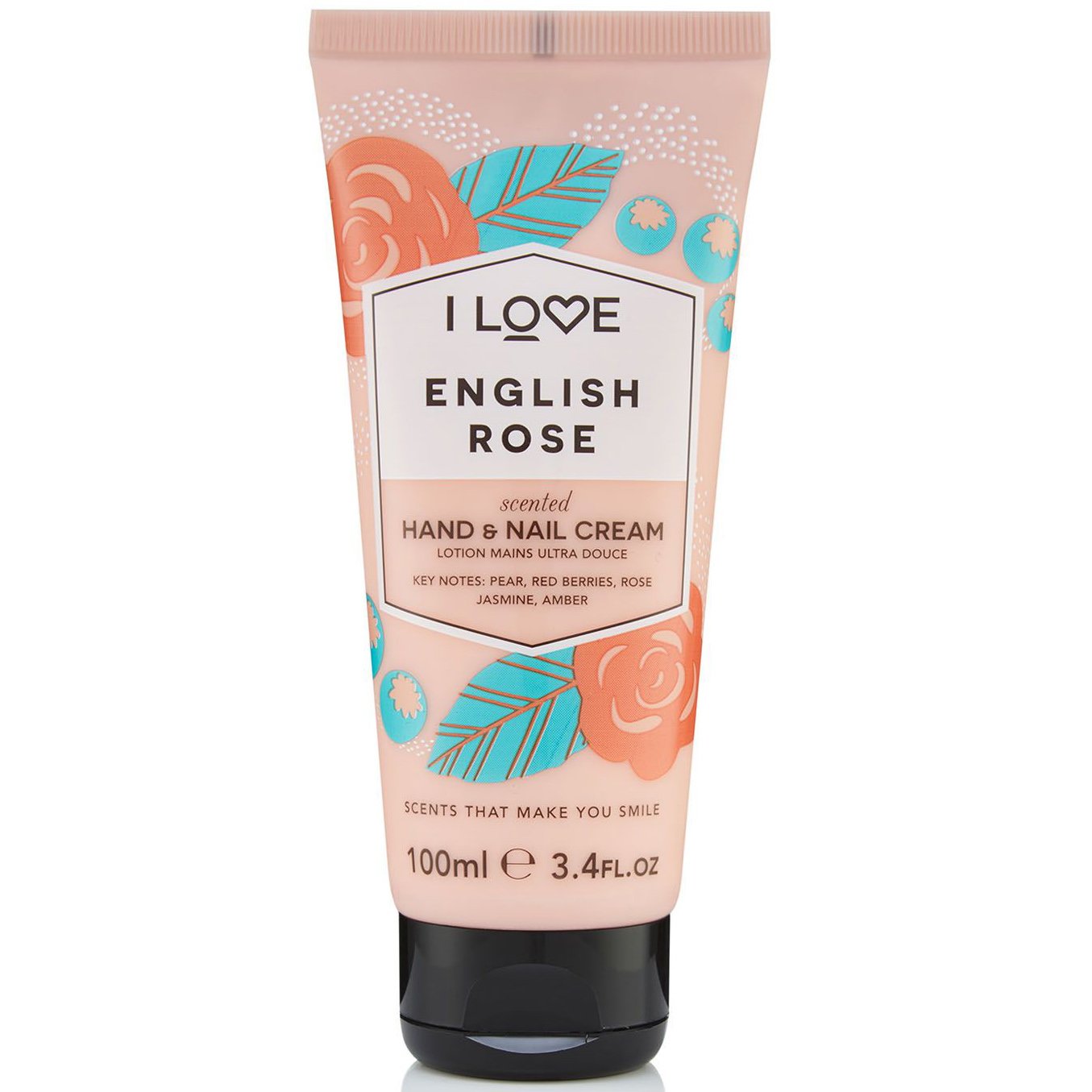 I love… English Rose Hand and Nail Cream Κρέμα Χεριών με Πλούσια Θρεπτικά Συστατικά για τα Ξηρά, Σκασμένα Χέρια & Νύχια 100ml