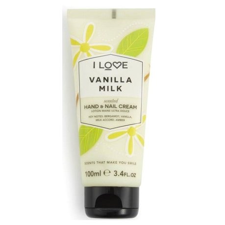 I Love… Vanilla Milk Scented Hand & Nail Cream Κρέμα Περιποίησης των Σκασμένων & Ξηρών Χεριών-Νυχιών 100ml