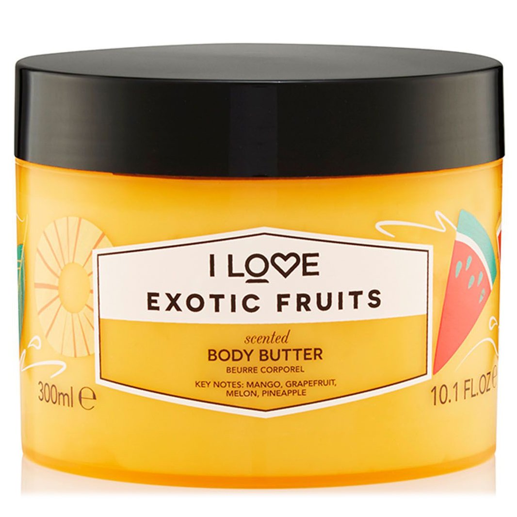 I love… Exotic Fruits Body Butter Θρεπτική Κρέμα Σώματος με Εκχυλίσματα Φρούτων για Πλούσια Ενυδάτωση Όλη Μέρα 300ml