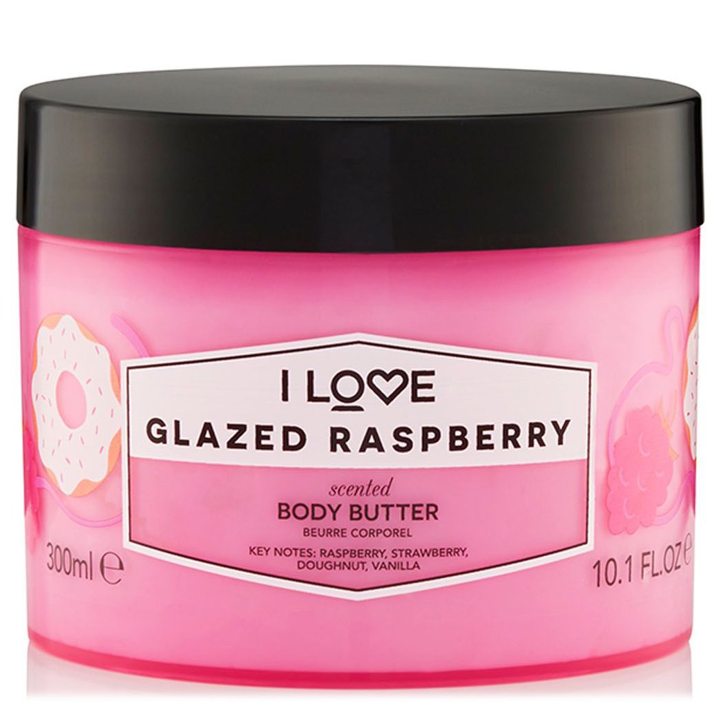 I love… Glazed Raspberry Body Butter Θρεπτική Κρέμα Σώματος με Εκχυλίσματα Φρούτων για Πλούσια Ενυδάτωση Όλη Μέρα 300ml