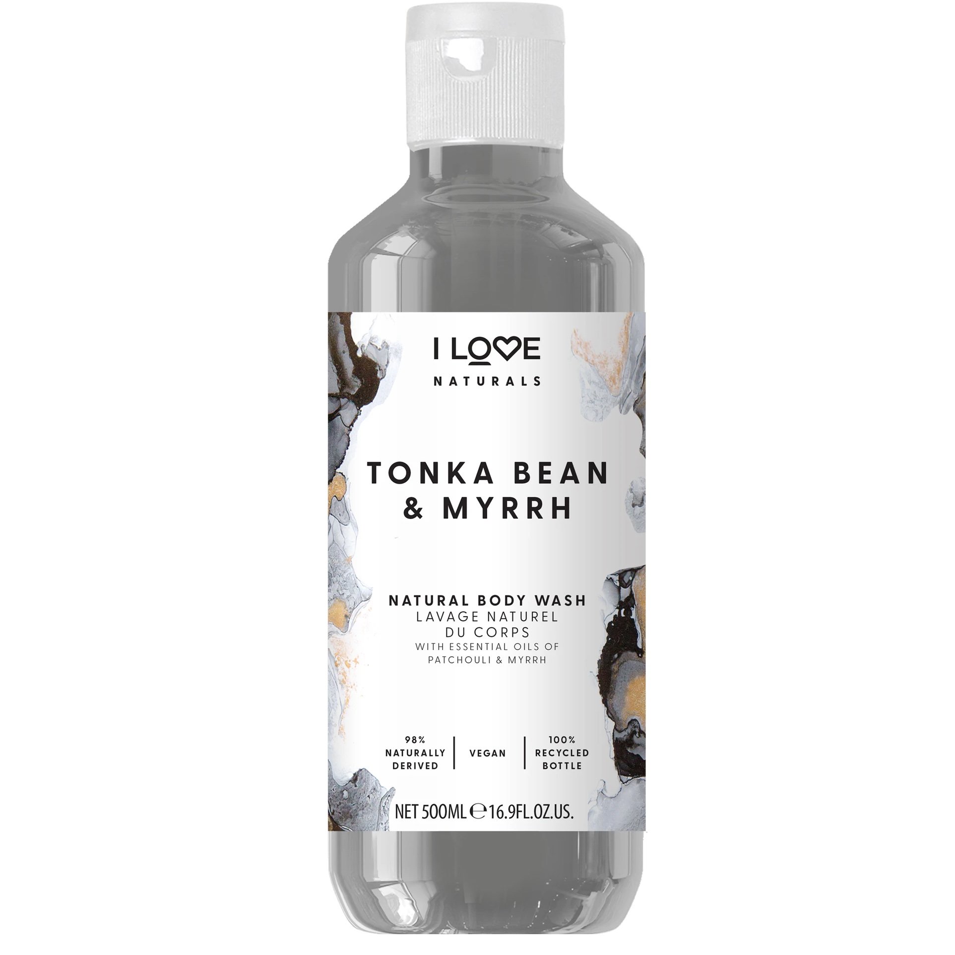 I love… Tonka Bean & Myrrh Body Wash Ενυδατικό Αφρόλουτρο με Άρωμα Μύρο & Κανέλα 500ml