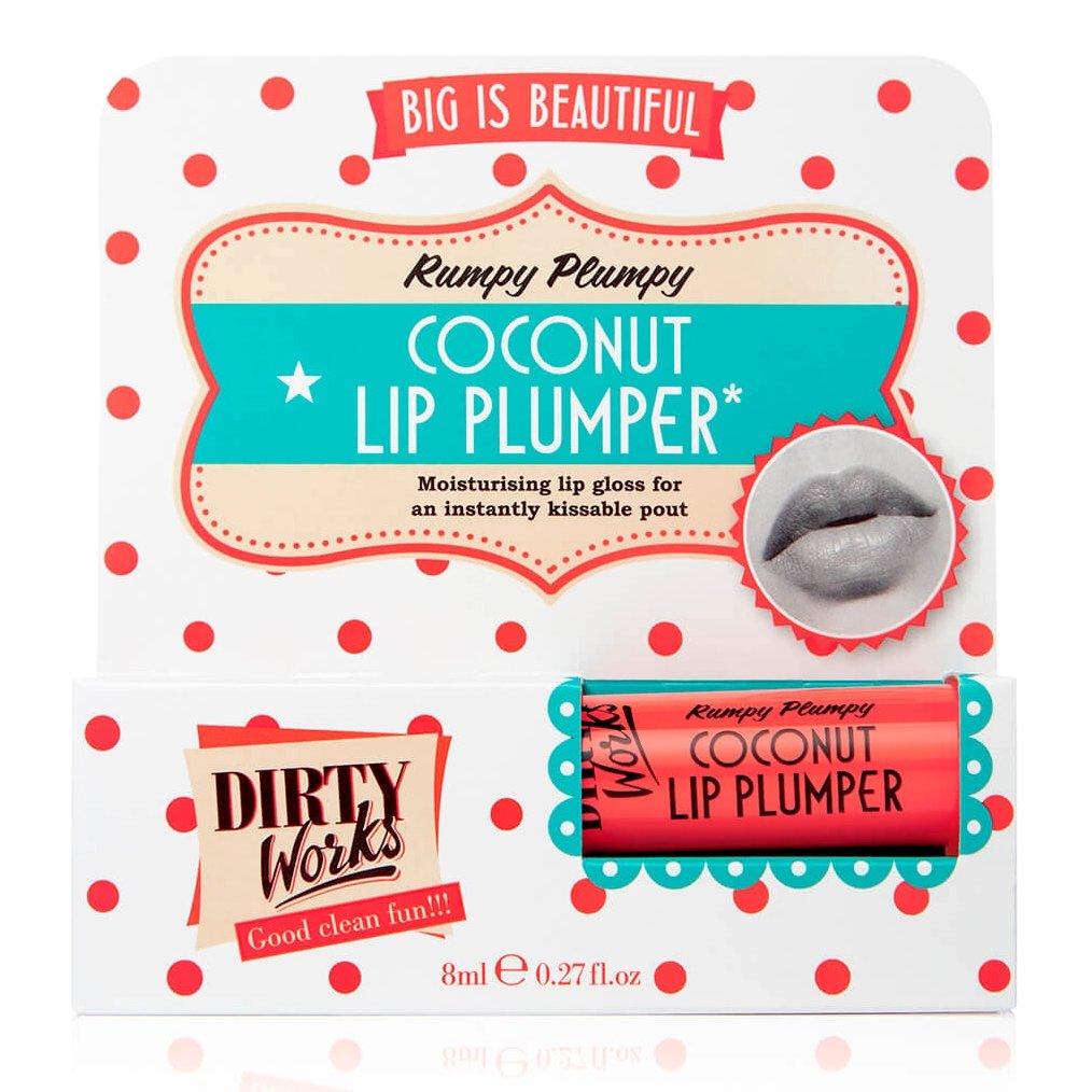 Dirty Works Rumpy Plumpy Coconut Lip Plumper Ενυδατικό Lip για Ακαταμάχητα Φρουτώδη Χείλη 8ml