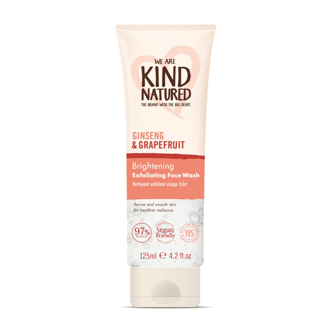 Kind Natured Brightening Ginseng & Grapefruit Exfoliating Face Wash Gel Καθαρισμού & Απολέπισης για Λάμψη της Επιδερμίδας 125ml