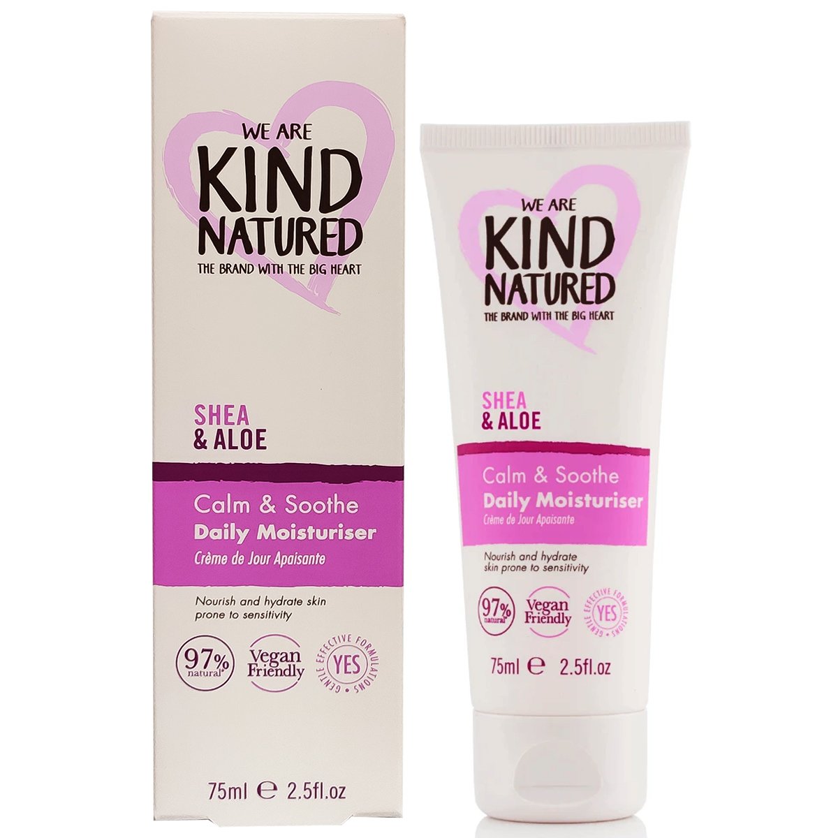 Kind Natured Calm & Soothe Daily Moisturiser with Shea & Aloe Καταπραϋντική Κρέμα Ημέρας Προσώπου με Αλόη 75ml