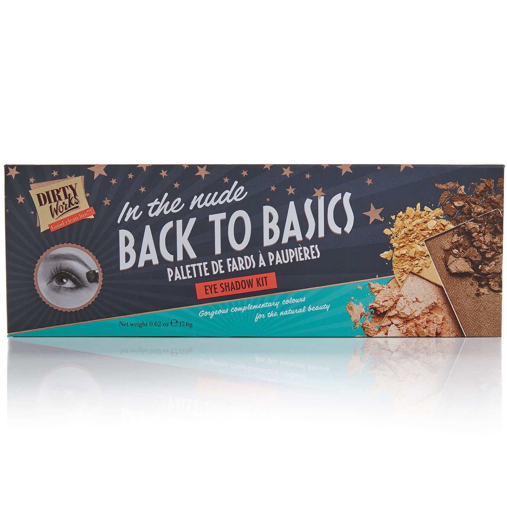 Dirty Works In The Nude Back to Basics Eye Shadow Kit Παλέτα με Σκιές Ματιών σε Γήινες Αποχρώσεις 17.6gr
