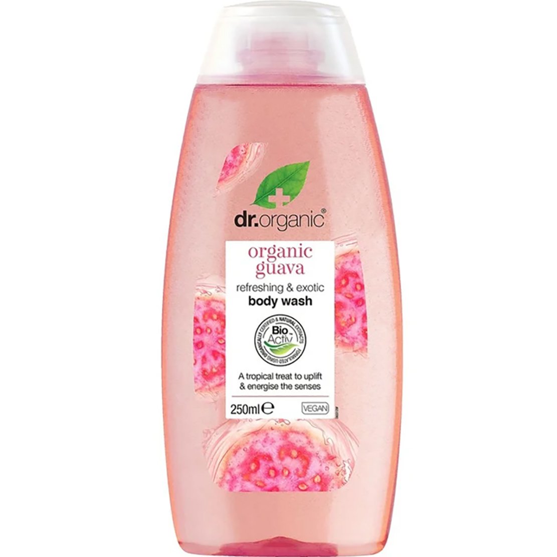Dr Organic Dr Organic Guava Refreshing & Exotic Body Wash Αναζωογονητικό Αφρόλουτρο με Τροπικό Άρωμα 250ml 