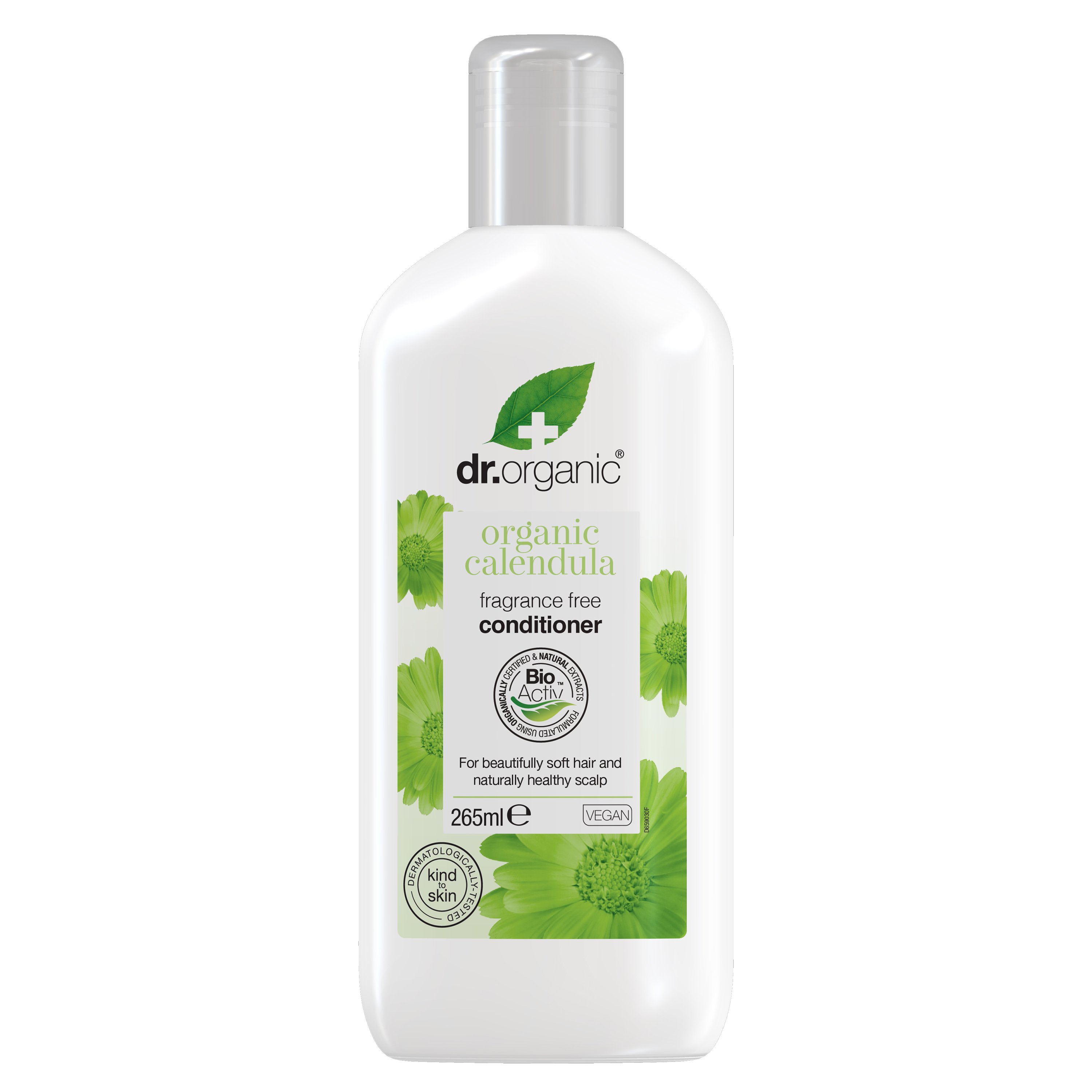Dr Organic Organic Calendula Fragrance Free Conditioner Αναζωογονητική & Καταπραϋντική Μαλακτική Κρέμα Μαλλιών με Καλέντουλα 265ml