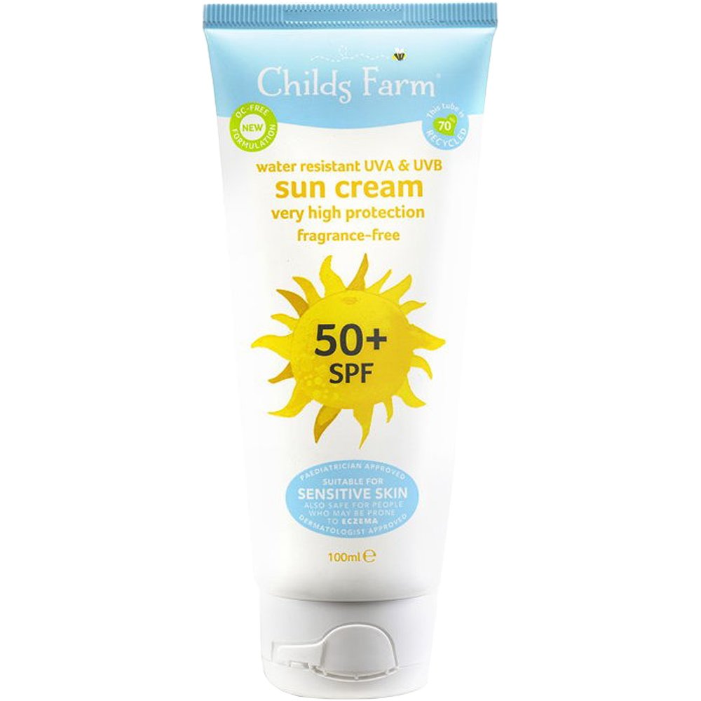 Childs Farm Childs Farm Water Resistant Sun Cream Spf50+ Αδιάβροχη Παιδική Αντηλιακή Κρέμα Πολύ Υψηλής Προστασίας 100ml