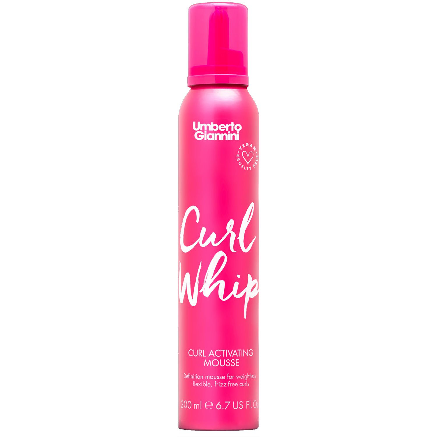 Umberto Giannini Curl Whip Activating Mousse Αφρός για Τέλεια Διαμορφωμένες Μπούκλες 200ml