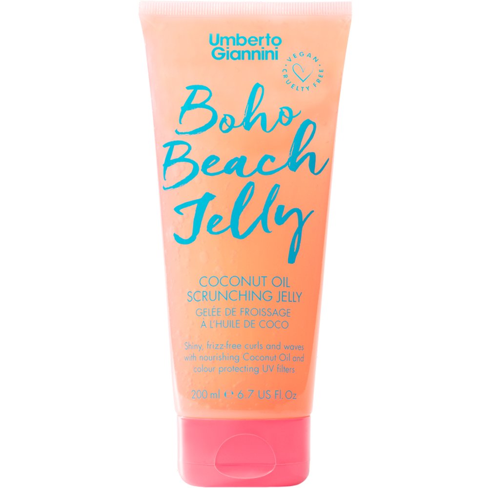 Umberto Giannini Boho Beach Coconut Oil Scrunching Jelly Τζελ Ειδικά Σχεδιασμένο για Κυματιστά και με Μπούκλες Μαλλιά Ενάντια στο Φριζάρισμα για Θρέψη & Λάμψη 200ml