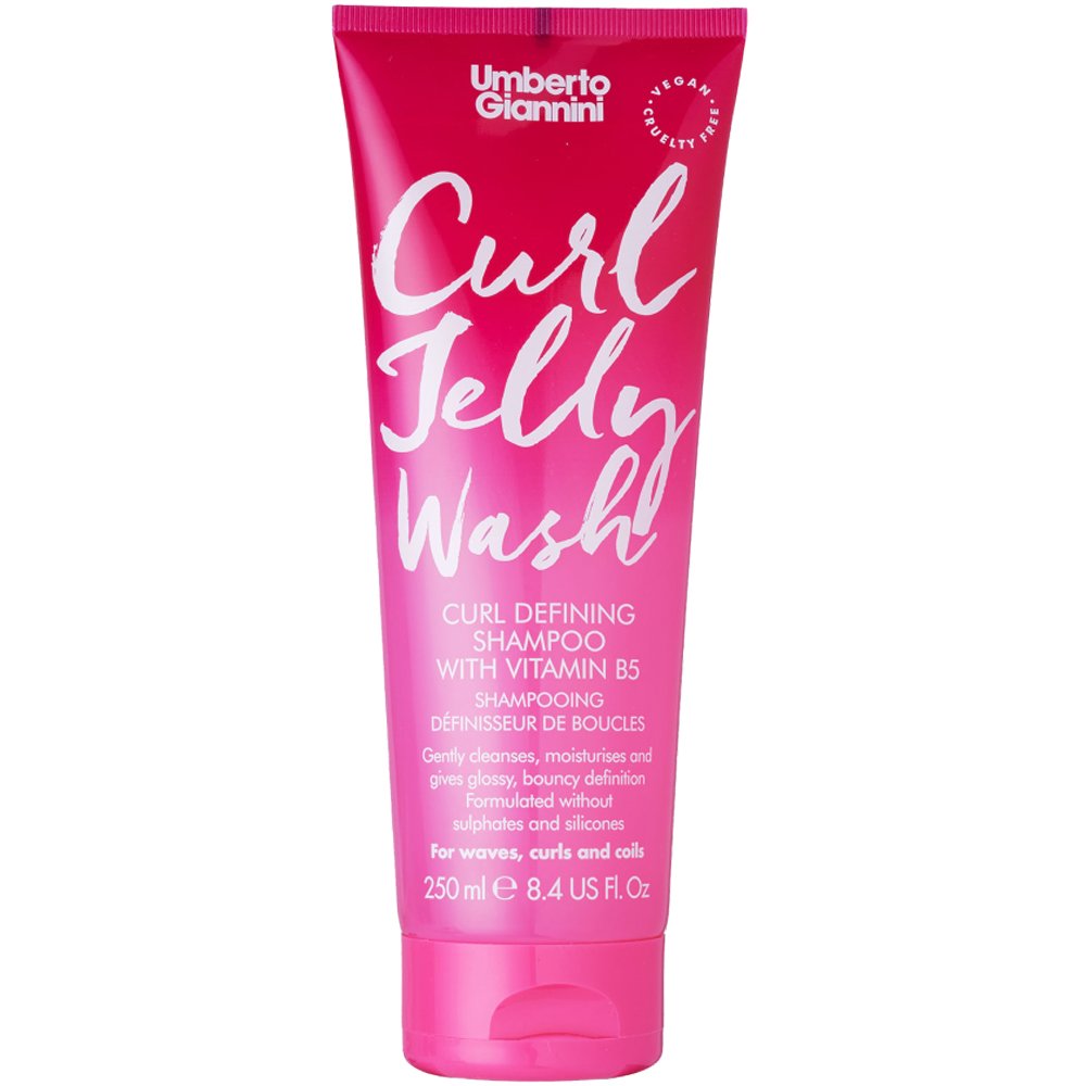 Umberto Giannini Curl Jelly Wash Defining Shampoo Σαμπουάν που Καθαρίζει Απαλά, Ενυδατώνει & Χαρίζει στις Μπούκλες Λαμπερό & Ανάλαφρο Σχήμα με Βιταμίνη B5 250ml
