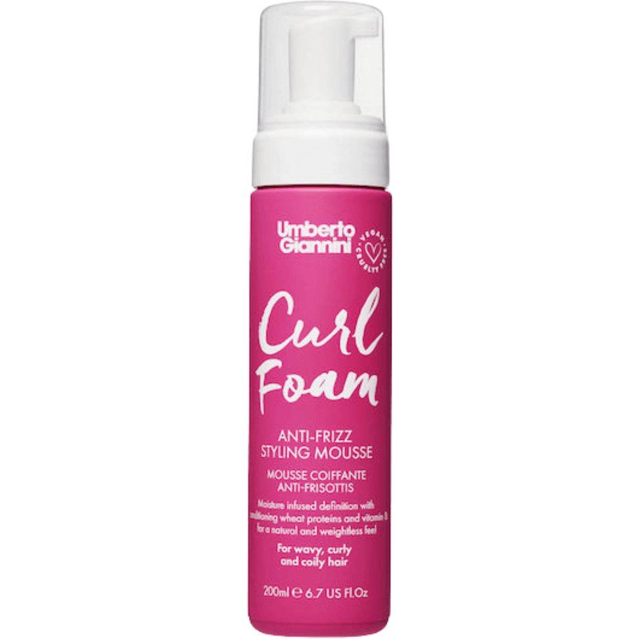 Umberto Giannini Curl Foam Anti-Frizz Styling Mousse Αφρός για Styling & Κατά του Φριζαρίσματος στα Σγουρά, με Μπούκλες & Κυματιστά Μαλλιά 200ml