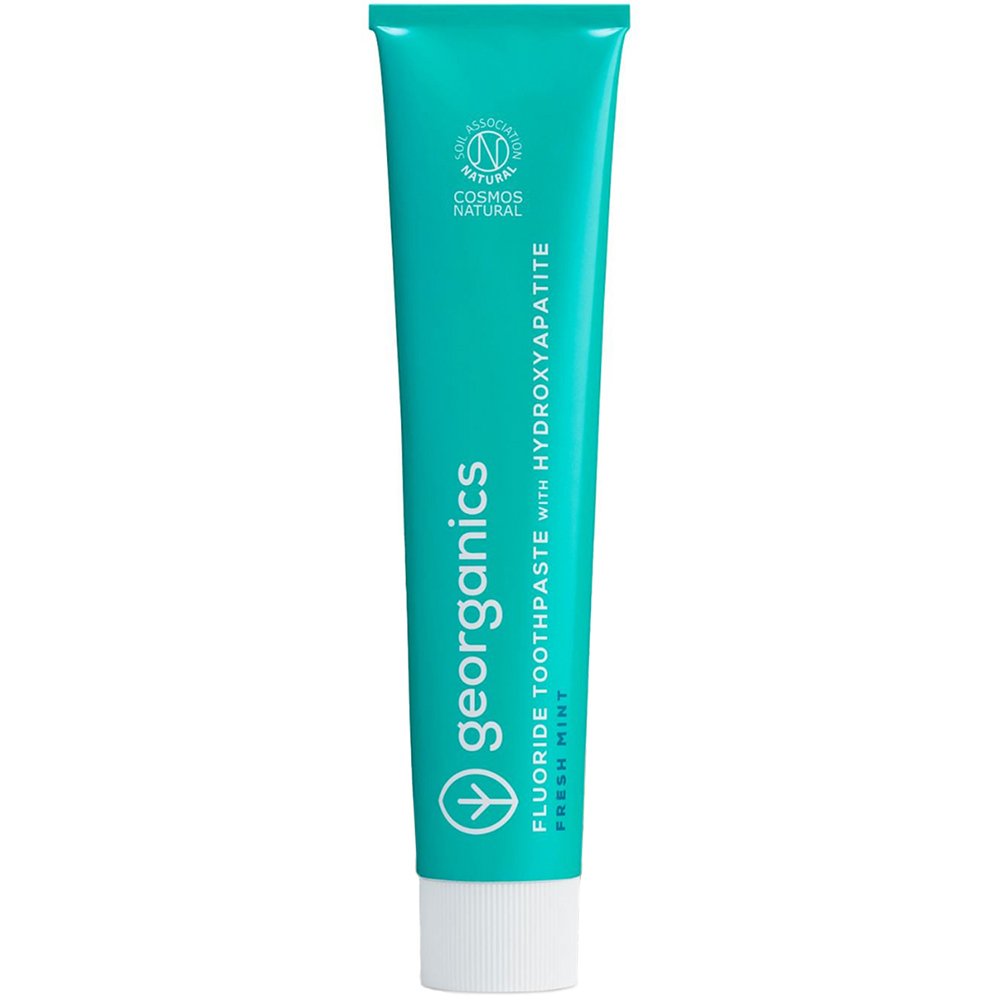 Georganics Fluoride Free Prebiotics & Probiotics Toothpaste Οδοντόκρεμα Χωρίς Φθόριο με Γεύση Μέντα, με Πρεβιοτικά & Προβιοτικά 75ml