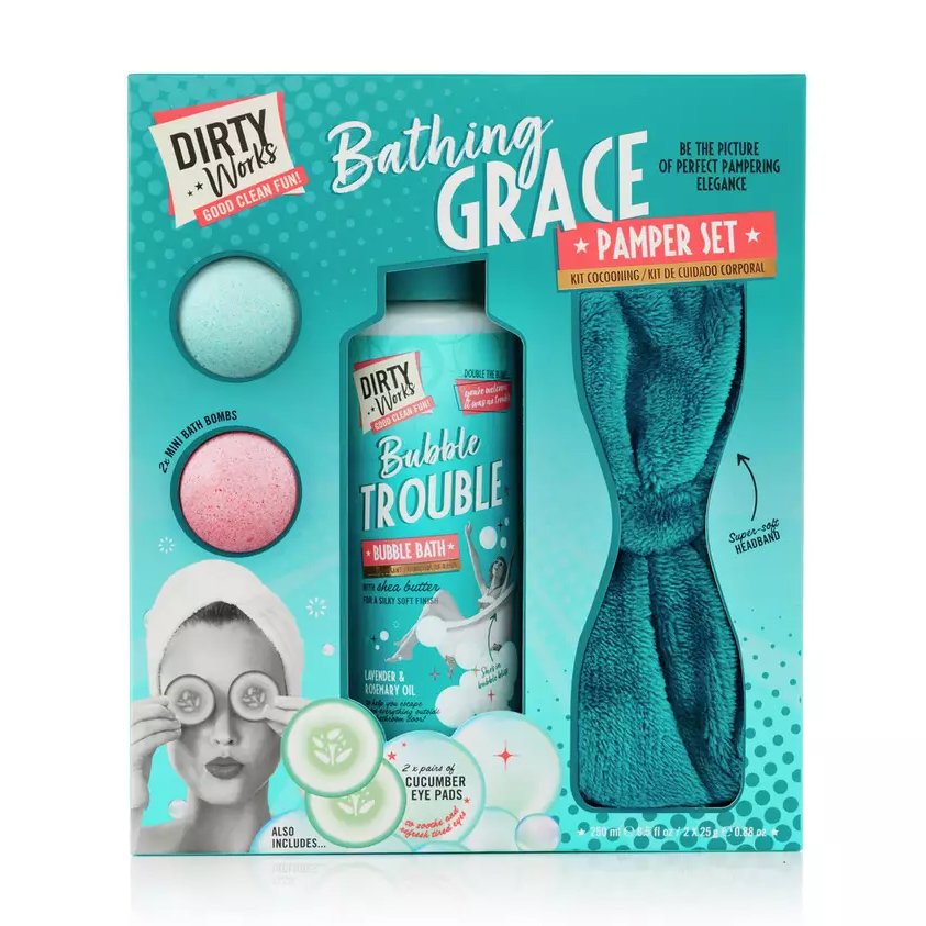 Dirty Works Bathing Grace Bubble Trouble Pamper Set
