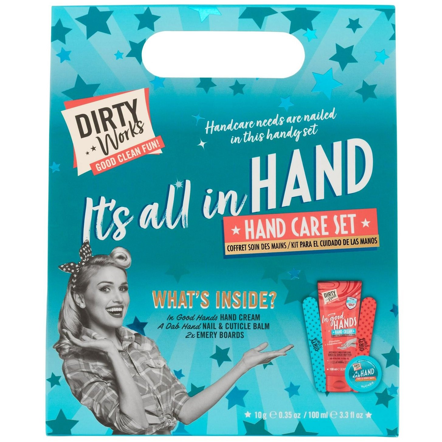 Dirty Works Handbag Heroes Τσαντάκι με Προϊόντα για την Περιποίηση των Χεριών & των Νυχιών