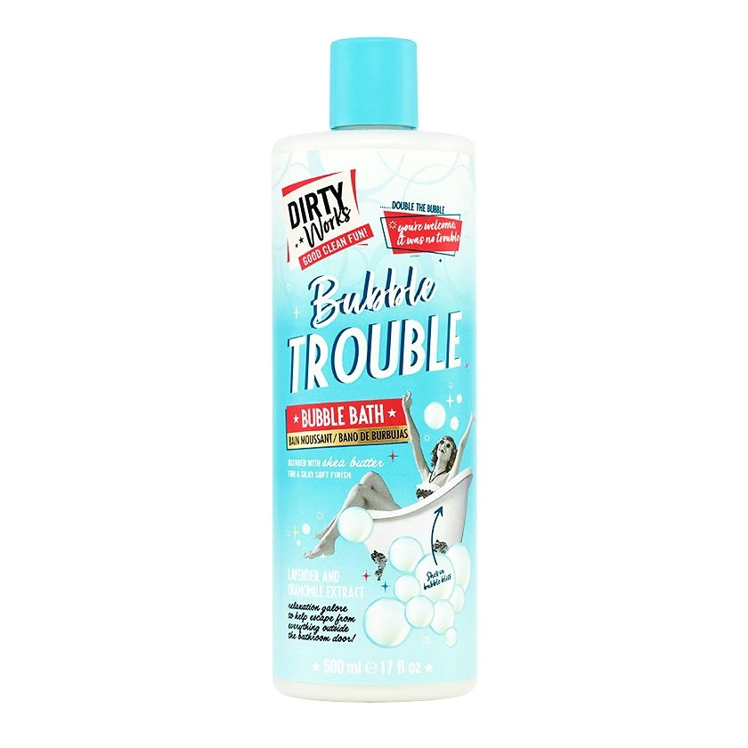 Dirty Works Bubble Trouble Bath Αφρόλουτρο με Άρωμα Τριαντάφυλλου και Μόσχου 500ml
