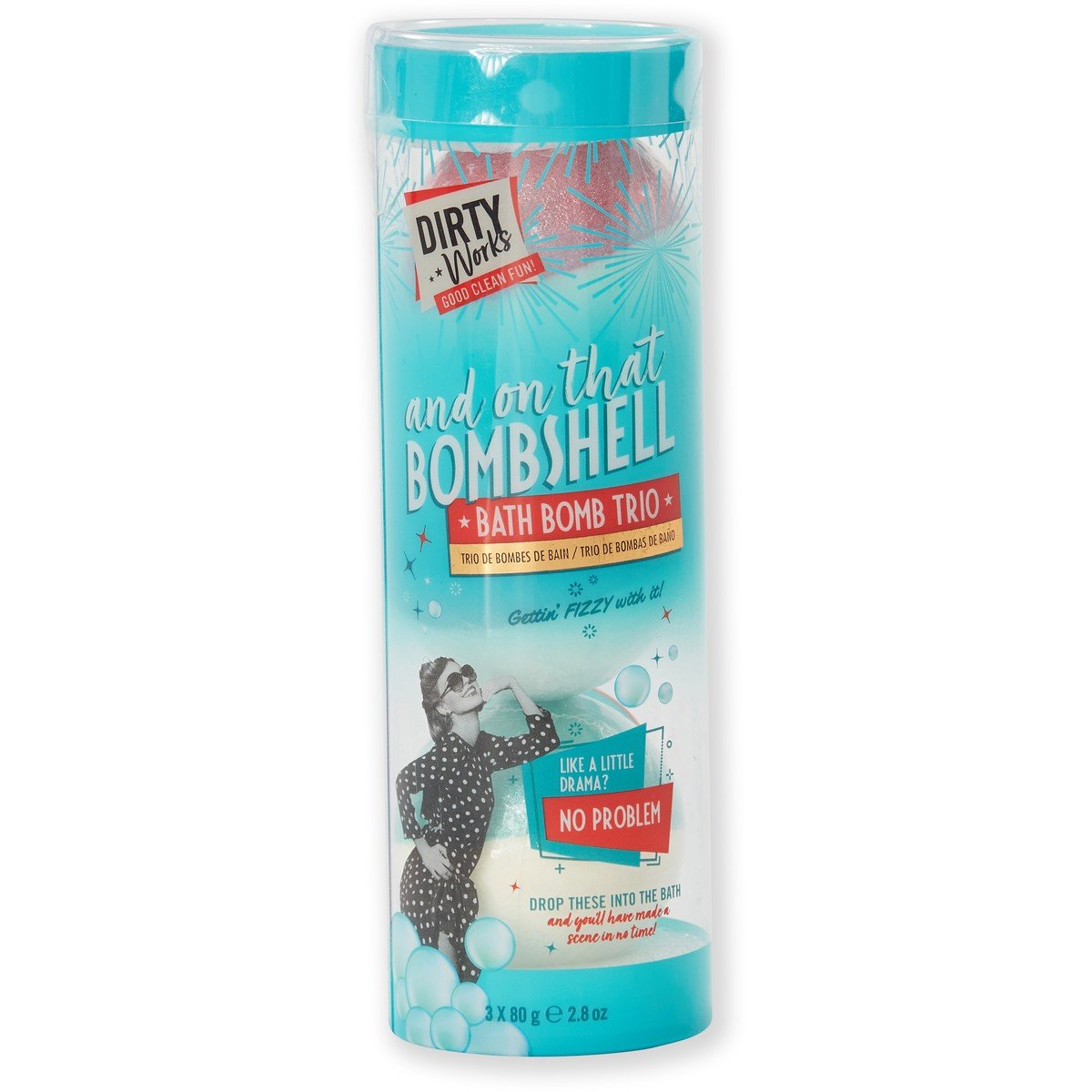 Dirty Works And on that Bombshell Bath Bomb Trio Υπέροχα Αρωματικά για Αφρόλουτρο 3x80g