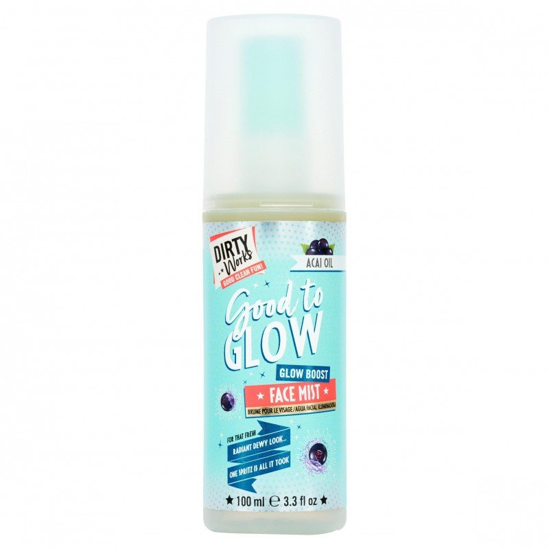 Dirty Works Good to Glow Boost Face Mist Για ‘Ενα Φρέσκο Λαμπερό Δροσερό Look 100ml