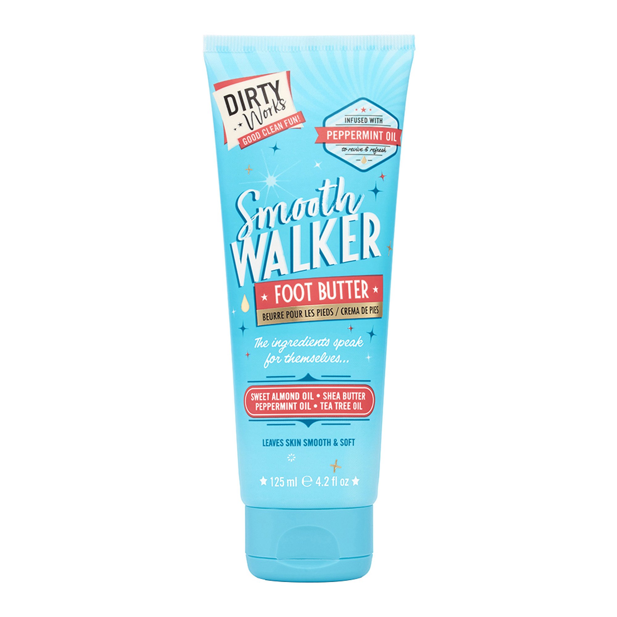 Dirty Works Smooth Walker Foot Butter 125ml,Κρέμα Ποδιών για Ενυδάτωση & Αναδόμηση στις Σκασμένες Φτέρνες