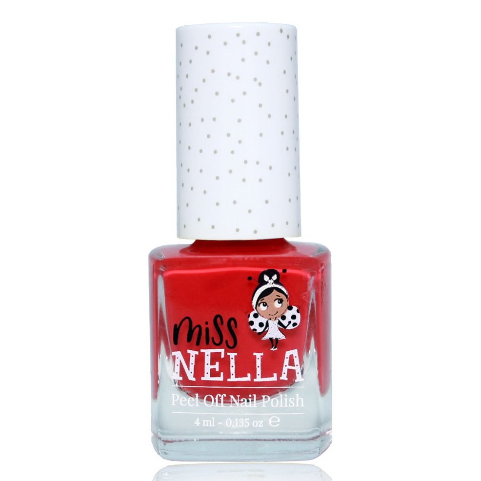 Miss Nella Peel Off Nail Polish Κωδ. 775-09 Παιδικό, μη Τοξικό Βερνίκι Νυχιών με Βάση το Νερό 4ml – Cherry Macaroon