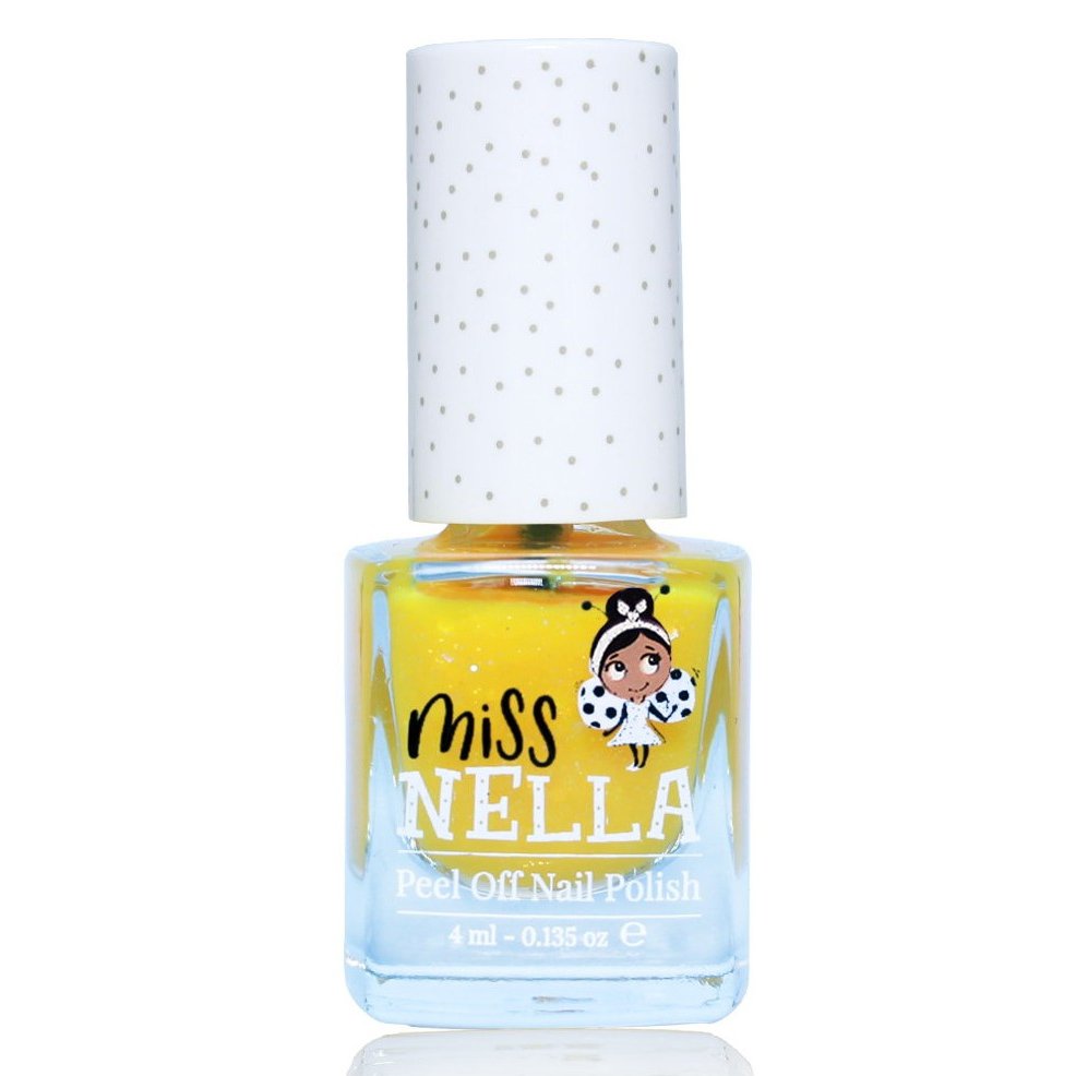 Miss Nella Peel Off Nail Polish Κωδ. 775-17 Παιδικό, μη Τοξικό Βερνίκι Νυχιών με Βάση το Νερό 4ml – Honey Twinkles