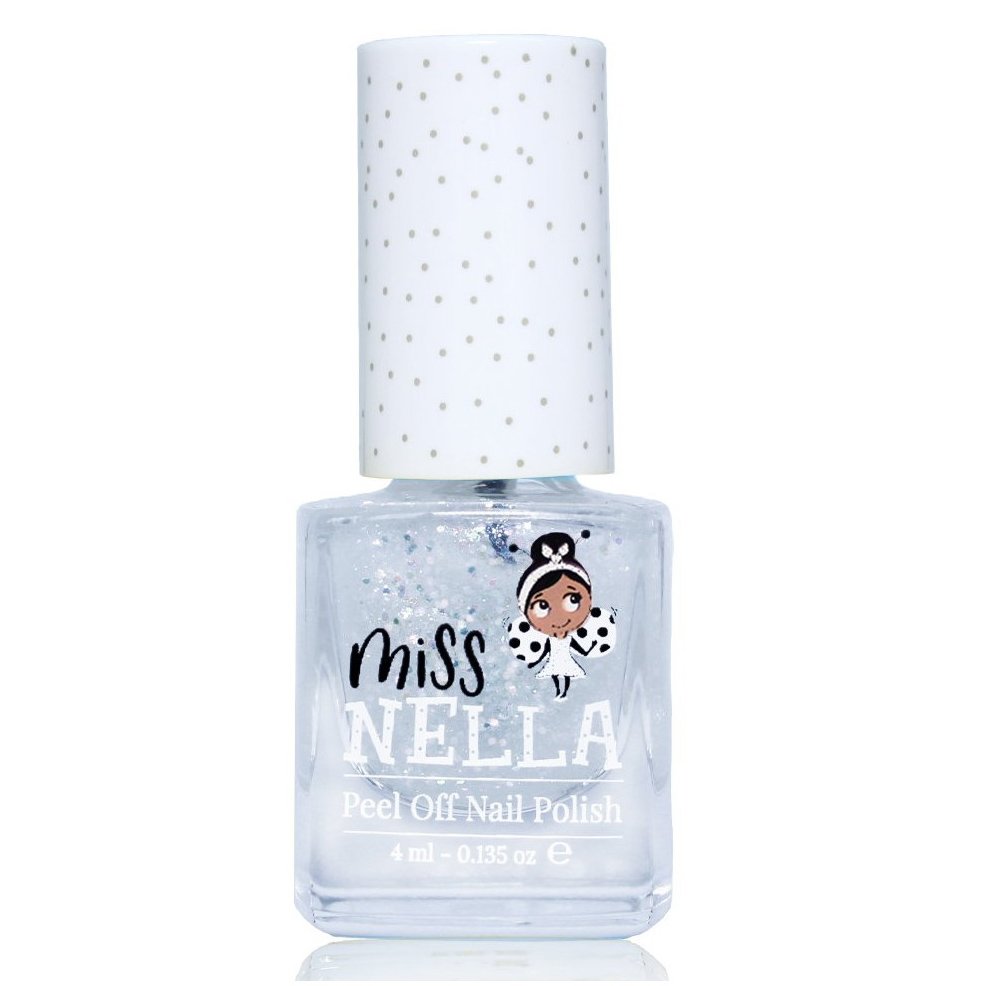 Miss Nella Peel Off Nail Polish Κωδ. 775-25 Παιδικό, μη Τοξικό Βερνίκι Νυχιών με Βάση το Νερό 4ml – Confetti Clouds