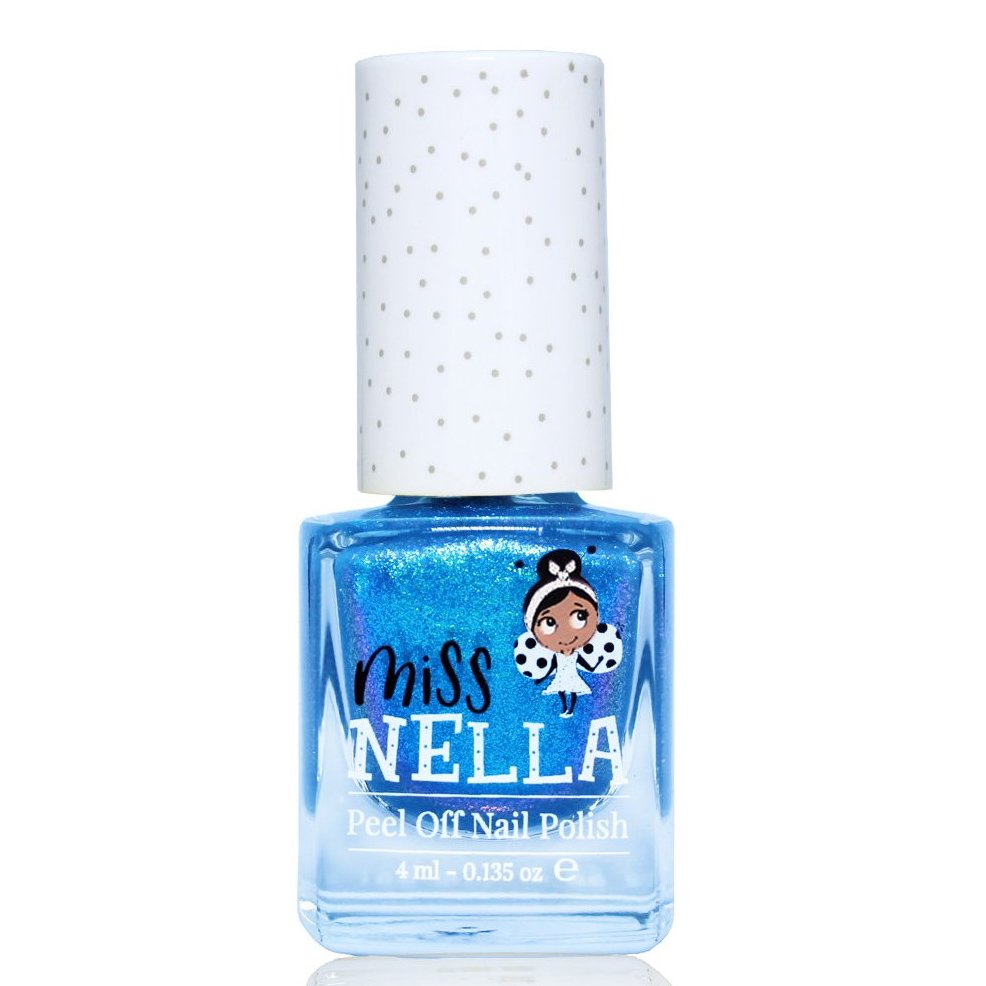 Miss Nella Peel Off Nail Polish Κωδ. 775-26 Παιδικό, μη Τοξικό Βερνίκι Νυχιών με Βάση το Νερό 4ml – Blue The Candles