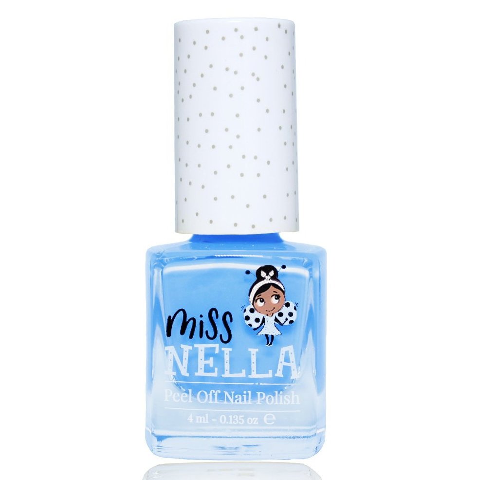 Miss Nella Peel Off Nail Polish Κωδ. 775-12 Παιδικό, μη Τοξικό Βερνίκι Νυχιών με Βάση το Νερό 4ml – Blue Bell