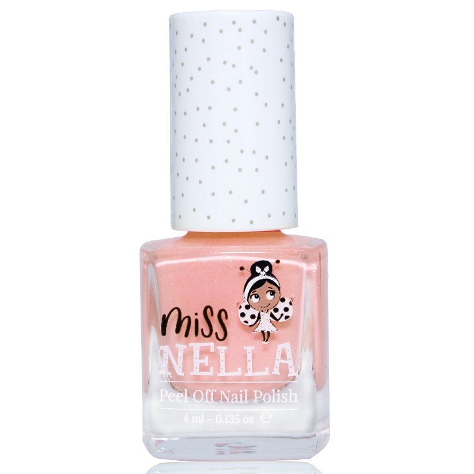 Miss Nella Peel Off Nail Polish Κωδ. 775-34 Παιδικό, μη Τοξικό Βερνίκι Νυχιών με Βάση το Νερό 4ml – Peach Slushie
