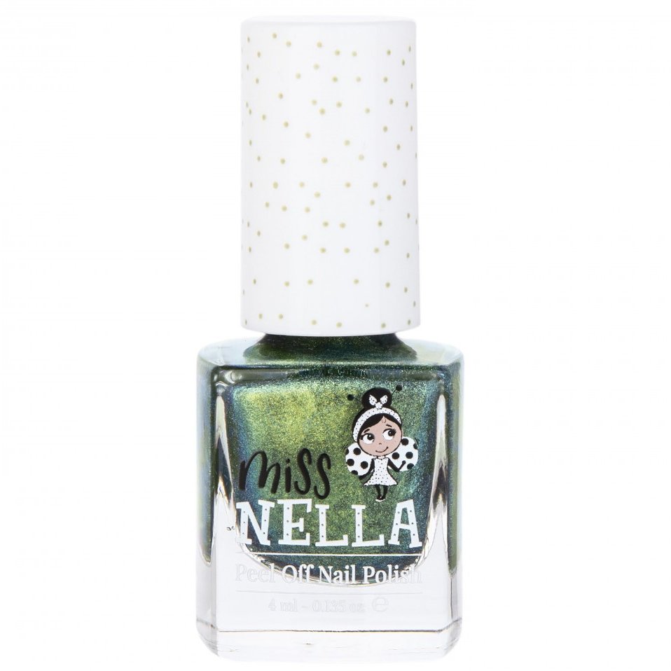 Miss Nella Peel Off Nail Polish Κωδ. 775-39 Παιδικό, μη Τοξικό Βερνίκι Νυχιών με Βάση το Νερό 4ml – Alien Poo