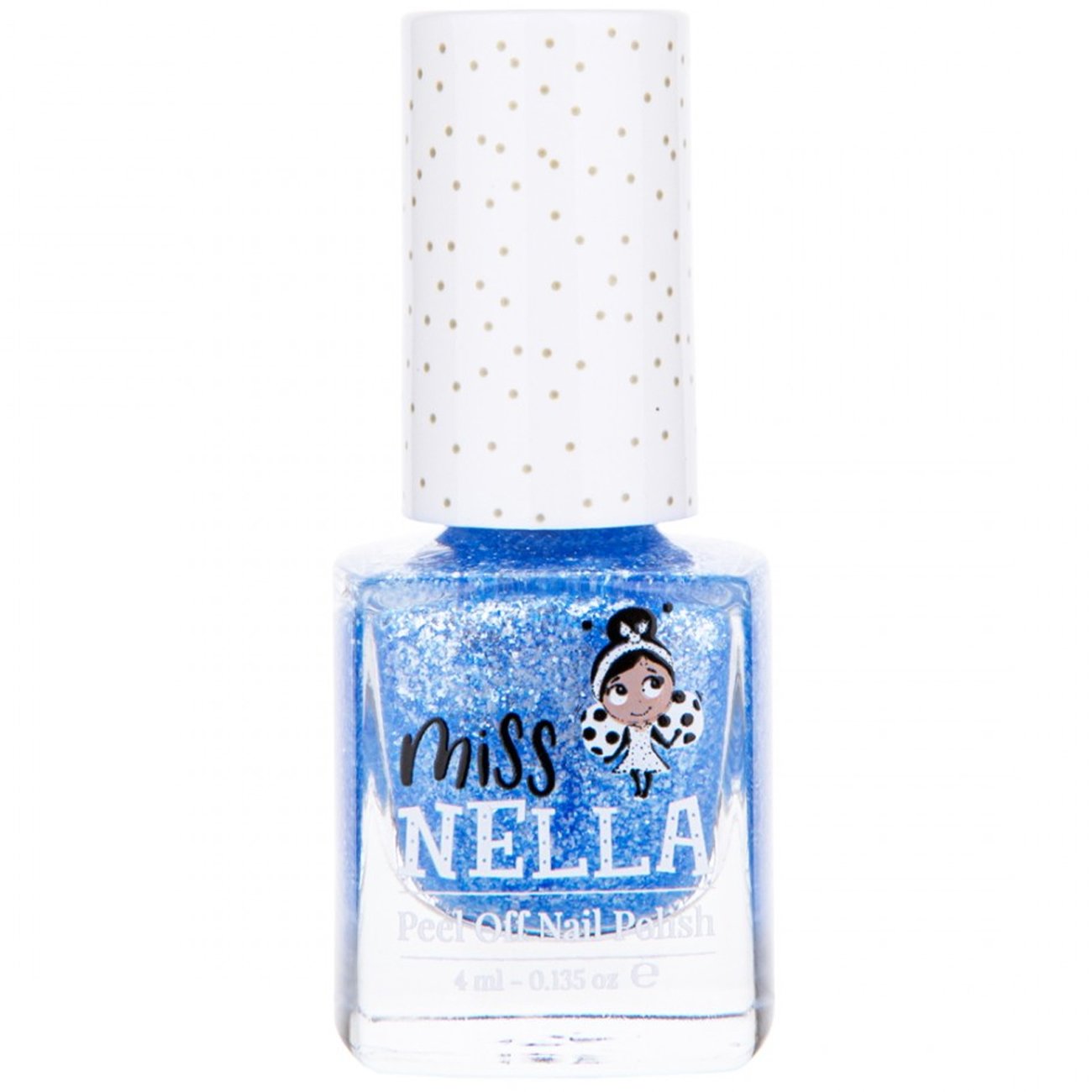 Miss Nella Peel Off Nail Glitter Polish Κωδ. 775-46 Παιδικό, μη Τοξικό Βερνίκι Glitter Νυχιών με Βάση το Νερό 4ml – Elephunky