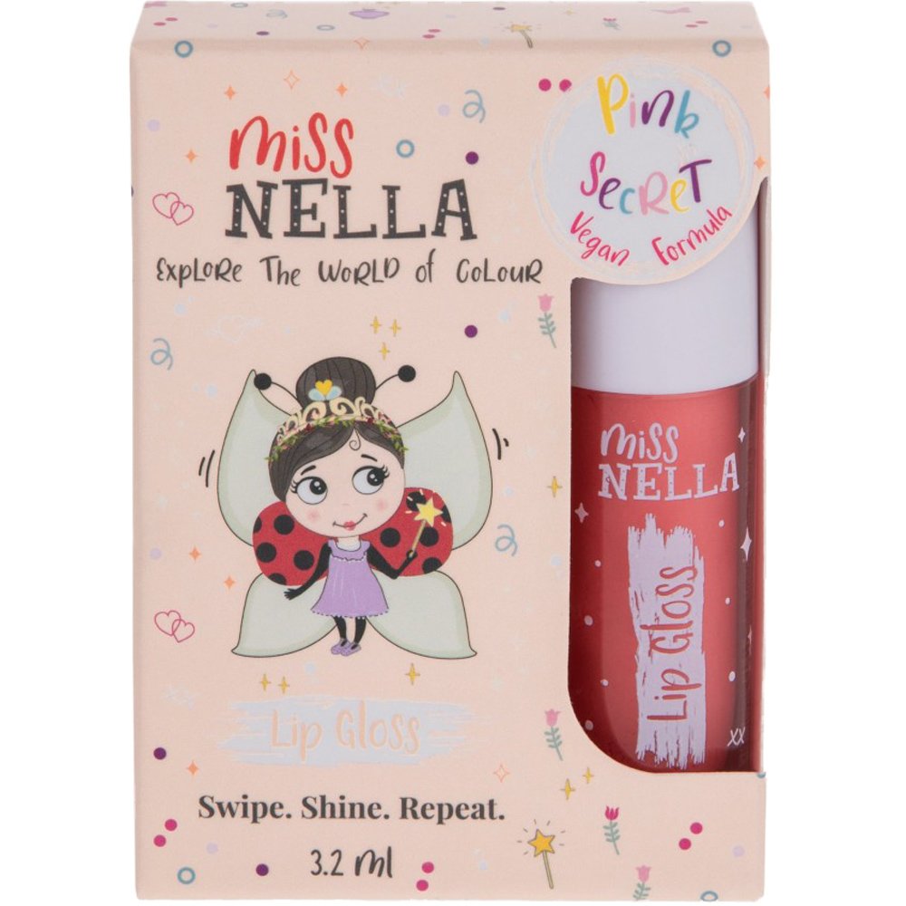 Miss Nella Lip Gloss Ενυδατικό Lip Gloss για Παιδιά 3.2ml - Pink Secret