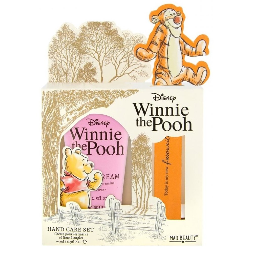 Mad Beauty Winnie the Pooh Hand Care Set with Hand Cream 75ml & Nail File Πακέτο Περιποίησης με Κρέμα Χεριών Αγριολούλουδο & Λίμα σε Σχέδιο Τίγρη Κωδ 99161, 1 Τεμάχιο