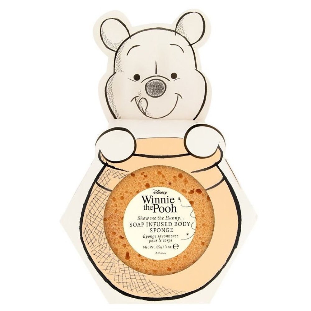 Mad Beauty Winnie the Pooh Soak Soap Infused Boby Σφουγγάρι Σώματος Εμπλουτισμένο με Σαπούνι Κωδ 99167, 1 Τεμάχιο