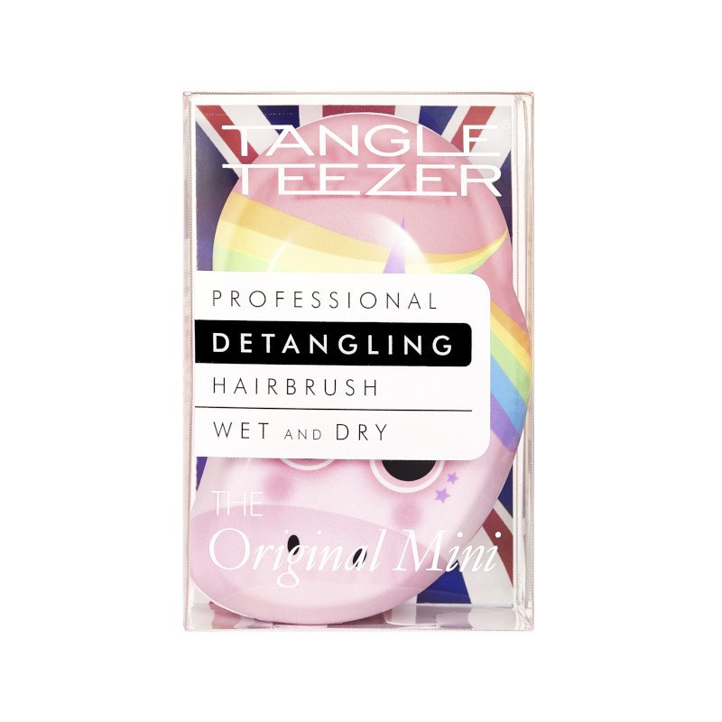 Tangle Teezer Tangle Teezer The Original Mini Children Detangling Hairbrush Pink Unicorn Βούρτσα Ειδικά Σχεδιασμένη για τα Παιδικά Μαλλάκια