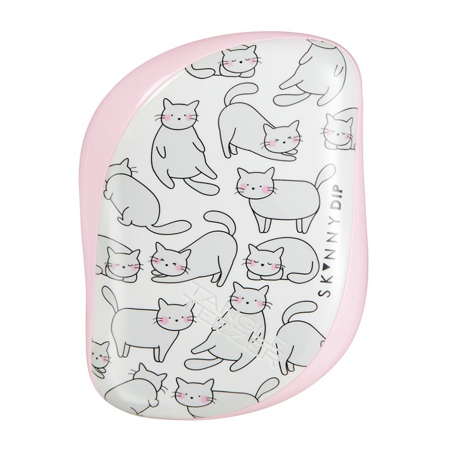 Tangle Teezer Compact Styler On The Go Skinny Dip Relaxed Cat Βούρτσα Μαλλιών 1 Τεμάχιο