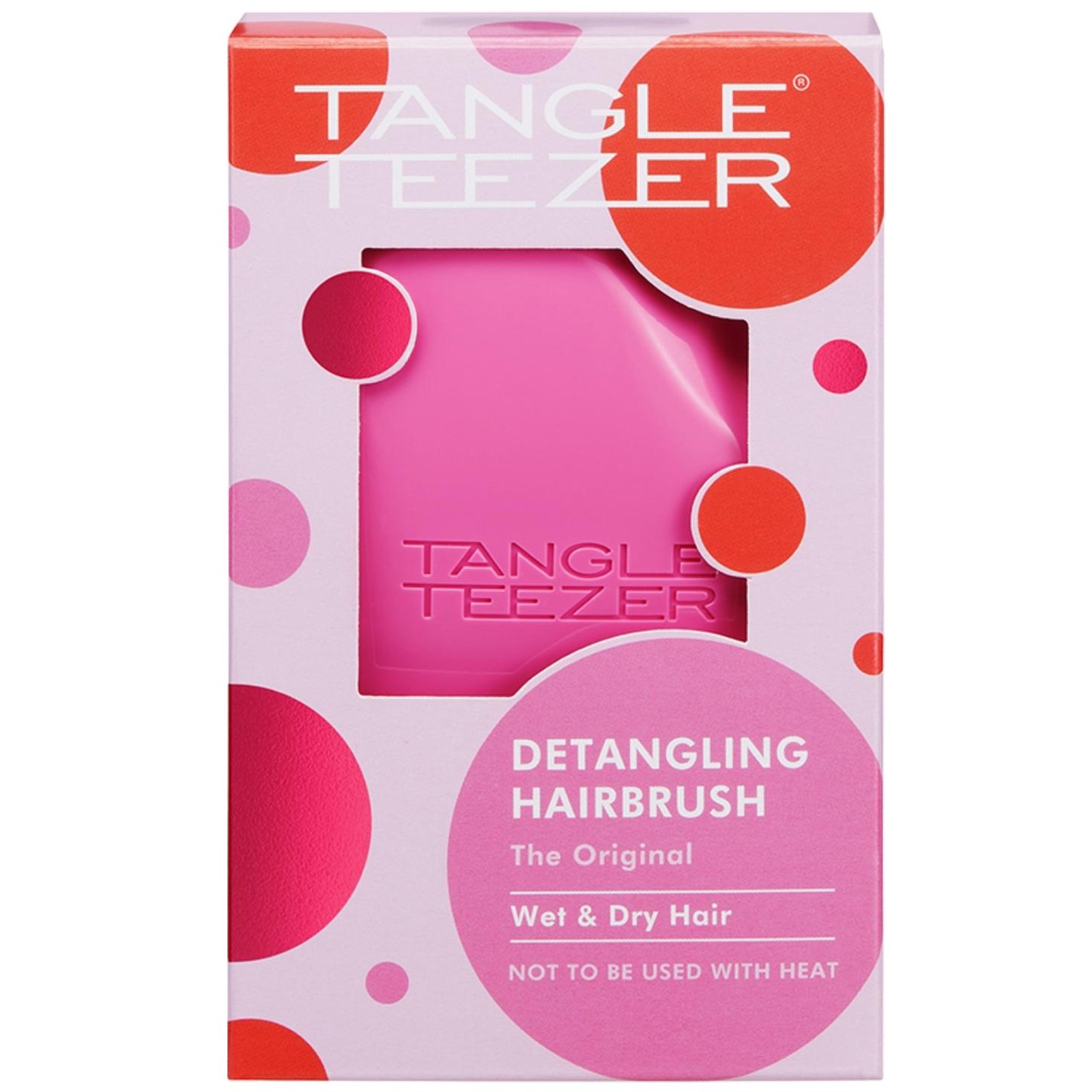 Tangle Teezer The Original Detangling Hairbrush Lollipop Pink/Red Ειδικά Σχεδιασμένη Βούρτσα για να Ξεμπλέκει με Ευκολία τα Μαλλιά 1 Τεμάχιο