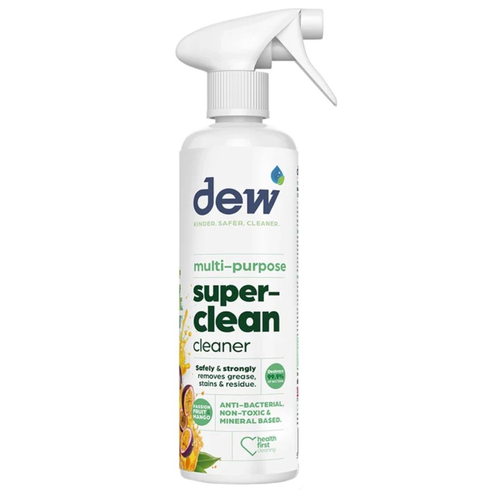 Dew Anti-Bacterial Not Toxic & Mineral Based Multi Purpose Superclean Cleaner Απολυμαντικό Καθαριστικό Γενικής Χρήσης με Άρωμα Φρούτα του Πάθους & Μάνγκο 500ml