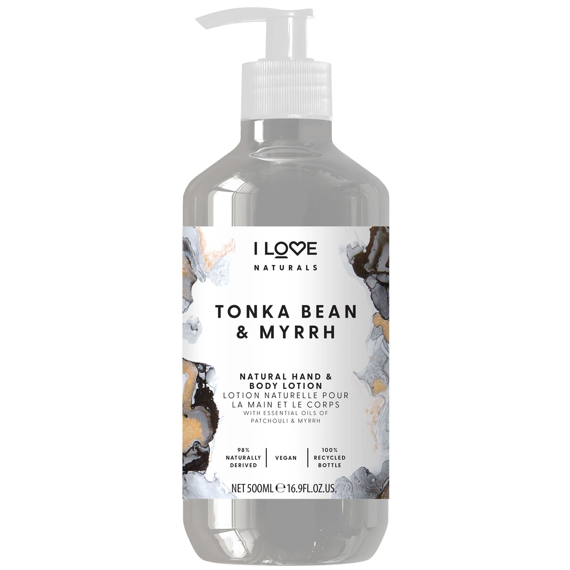 I love… Tonka Bean & Myrrh Hand & Body Lotion Ενυδατικό Κρεμοσάπουνο Χεριών με Άρωμα Μύρο & Κανέλα 500ml