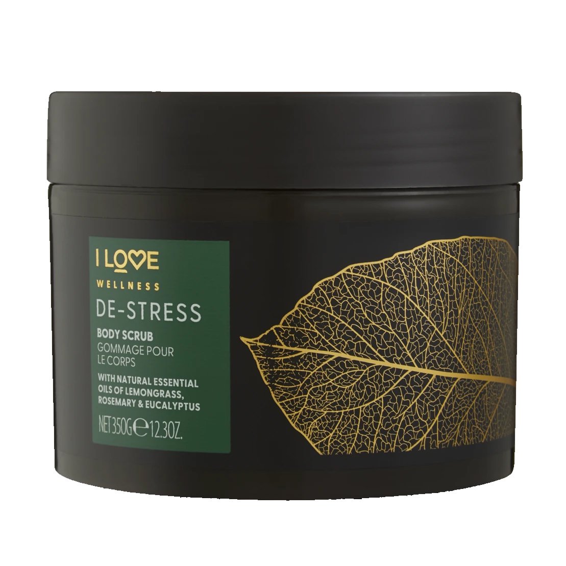 I love… Wellness De-Stress Body Scrub Χαλαρωτικό Scrub Σώματος με Φυσικά Αιθέρια Έλαια για Απαλή Επιδερμίδα 350gr