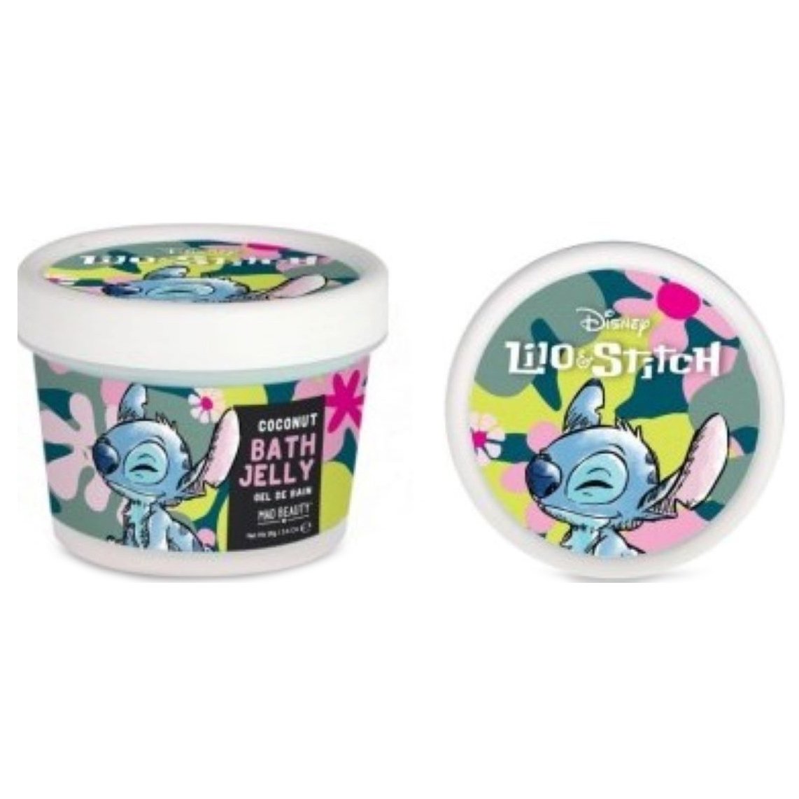 Mad Beauty Lilo & Stitch Coconut Bath Jelly Αφρόλουτρο σε Μορφή Gel με Άρωμα Καρύδας Κωδ 99153, 95g