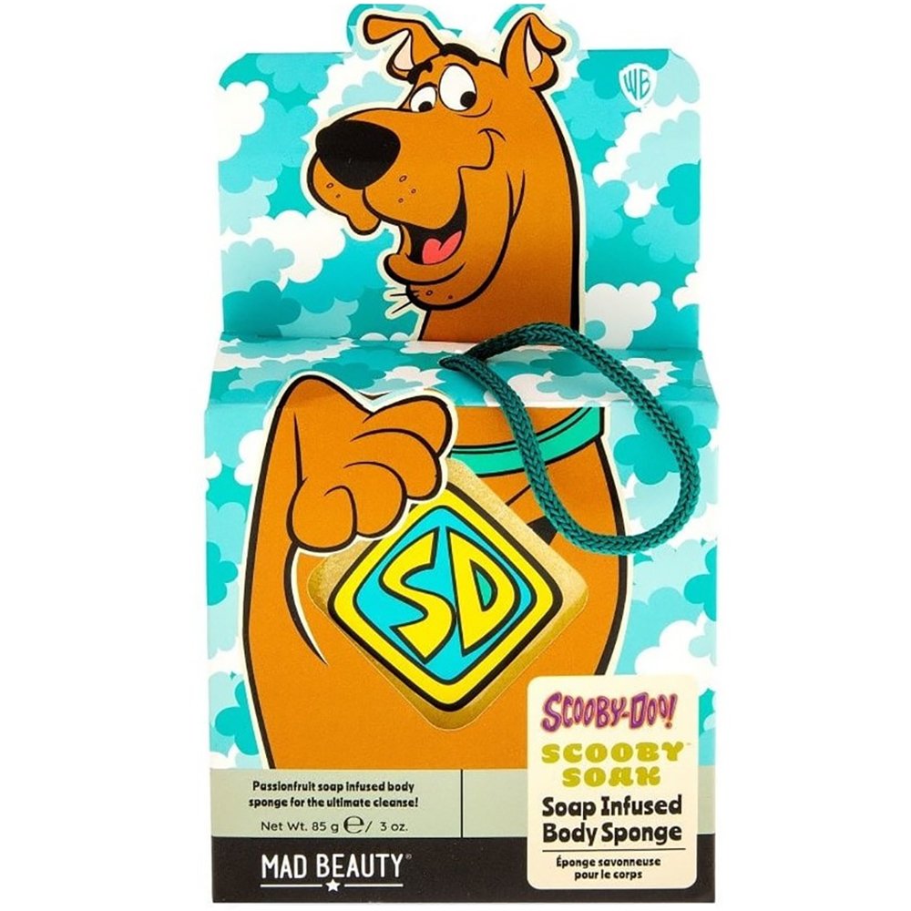 Mad Beauty Scooby-Doo Scooby Soak Soap Infused Boby Sponge Σφουγγάρι Σώματος Εμπλουτισμένο με Σαπούνι Κωδ 99188, 85g