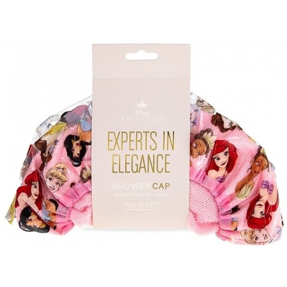 Mad Beauty Disney Princess Experts in Elegance Shower Cap Σκουφάκι για Στεγνά Μαλλιά Κατά τη Διάρκεια του Μπάνιου Κωδ 99207, 1 Τεμάχιο